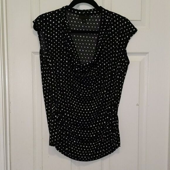 Worthington black/cream blouse  Sz PL NWOT - Picture 1 of 6